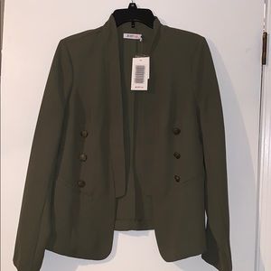 Olive Military style blazer